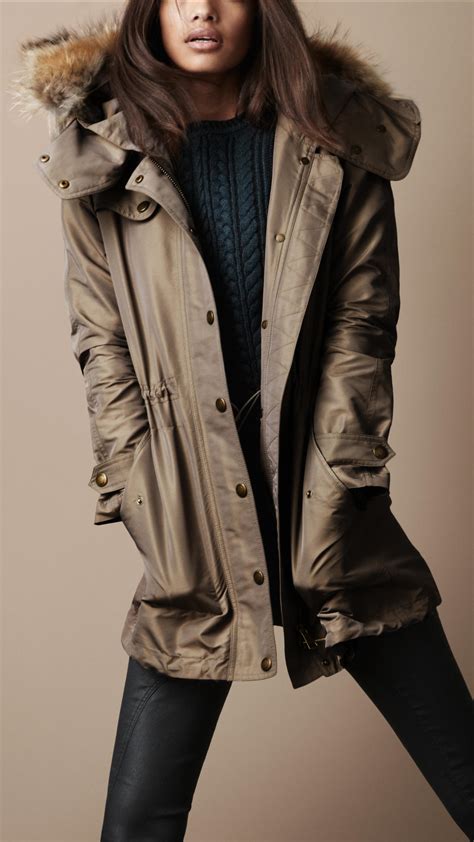 burberry parka grey|Burberry parka black with hood.